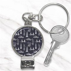 New York City Nyc Pattern Nail Clippers Key Chain