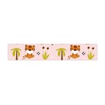 Cute-tiger-car-safari-seamless-pattern Premium Plush Fleece Scarf (Mini) Front