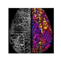 Ambiguity Tobe Brain Duality Mind Minimal Thinking Square Satin Scarf (30  X 30 )