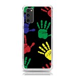 Handprints-hand-print-colourful Samsung Galaxy S20 6.2 Inch TPU UV Case Front