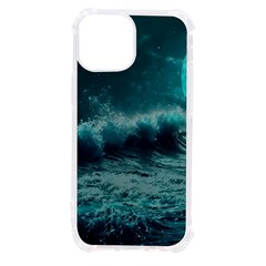 Waves Ocean Sea Tsunami Nautical Blue Sea Art Iphone 13 Mini Tpu Uv Print Case