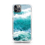 Waves Ocean Sea Tsunami Nautical Blue Sea iPhone 11 Pro 5.8 Inch TPU UV Print Case Front