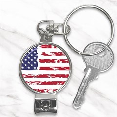 Flag Usa Unite Stated America Nail Clippers Key Chain