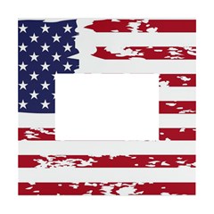 Flag Usa Unite Stated America White Box Photo Frame 4  X 6  by uniart180623