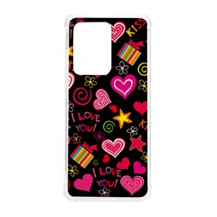 Multicolored Love Hearts Kiss Romantic Pattern Samsung Galaxy S20 Ultra 6 9 Inch Tpu Uv Case by uniart180623