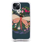 Bug Nature Flower Dragonfly iPhone 14 Plus TPU UV Print Case Front