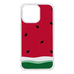 Minimalist Summer Watermelon Wallpaper Iphone 13 Pro Tpu Uv Print Case by Ravend