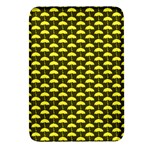 Under My Little yellow Umbrella Rectangular Glass Fridge Magnet (4 pack) Front