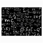 E=mc2 Text Science Albert Einstein Formula Mathematics Physics Large Glasses Cloth Front