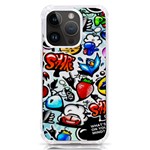 Graffiti Art Cartoon Comic iPhone 14 Pro TPU UV Print Case Front