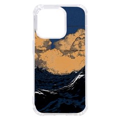 Waves Aesthetic Ocean Retro Sea Vintage Iphone 14 Pro Tpu Uv Print Case