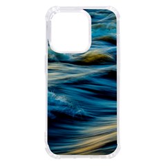 Waves Abstract Iphone 14 Pro Tpu Uv Print Case