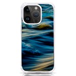 Waves Abstract iPhone 14 Pro TPU UV Print Case Front