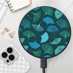 Pattern Plant Abstract Wireless Fast Charger(Black) Front