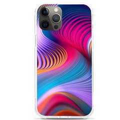 Colorful 3d Waves Creative Wave Waves Wavy Background Texture Iphone 12 Pro Max Tpu Uv Print Case