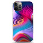 Colorful 3d Waves Creative Wave Waves Wavy Background Texture iPhone 12 Pro max TPU UV Print Case Front