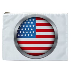 United Of America Usa Flag Cosmetic Bag (xxl) by Celenk