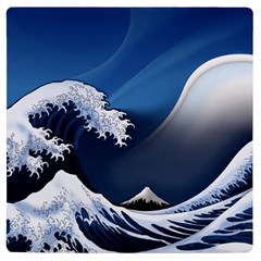 The Great Wave Off Kanagawa Uv Print Square Tile Coaster  by Grandong