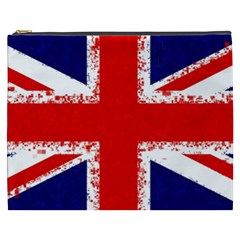 Union Jack London Flag Uk Cosmetic Bag (xxxl) by Celenk