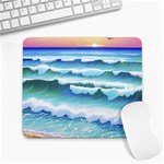 Ocean Sea Waves Beach Large Mousepad Front