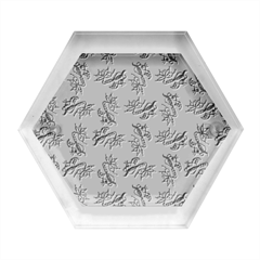 Alien Creatures Dance Pattern Hexagon Wood Jewelry Box by dflcprintsclothing