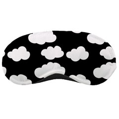 Bw Clouds Sleeping Mask