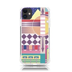 Abstract Shapes Colors Gradient Iphone 11 Tpu Uv Print Case