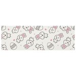 Cute Pattern With Easter Bunny Egg Banner and Sign 9  x 3  Front