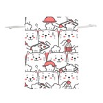 Cute-cat-chef-cooking-seamless-pattern-cartoon Lightweight Drawstring Pouch (M) Back