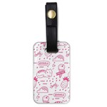 Cute-girly-seamless-pattern Luggage Tag (one side) Front