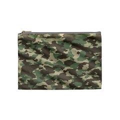 Camouflage Design Cosmetic Bag (medium) by Excel