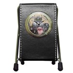 Graffiti Owl Design Pen Holder Desk Clock Front