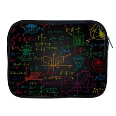 Mathematical-colorful-formulas-drawn-by-hand-black-chalkboard Apple Ipad 2/3/4 Zipper Cases by Simbadda