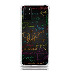 Mathematical-colorful-formulas-drawn-by-hand-black-chalkboard Samsung Galaxy S20plus 6 7 Inch Tpu Uv Case