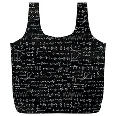 Math-equations-formulas-pattern Full Print Recycle Bag (xl)