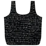 Math-equations-formulas-pattern Full Print Recycle Bag (XL) Front