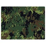 Military-background-grunge---- Two Sides Premium Plush Fleece Blanket (Extra Small) 40 x30  Blanket Back