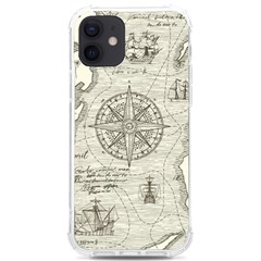 Vintage World Map Antique Iphone 12/12 Pro Tpu Uv Print Case