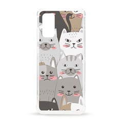 Cute Cats Seamless Pattern Samsung Galaxy S20 6 2 Inch Tpu Uv Case by Bangk1t