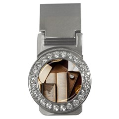 Desk Book Inkwell Pen Money Clips (cz) 