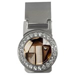 Desk Book Inkwell Pen Money Clips (CZ)  Front