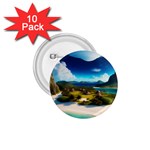Beach Island Nature 1.75  Buttons (10 pack) Front