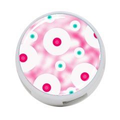 Wallpaper Pink 4-port Usb Hub (two Sides)