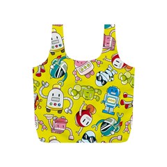 Robot Pattern Full Print Recycle Bag (s)