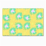 Mazipoodles Bold Daises Yellow Postcard 4 x 6  (Pkg of 10) Front