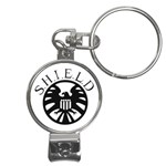 OLDSHIELDemblem Nail Clippers Key Chain Front