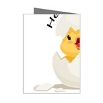 Cute Chick Mini Greeting Card Right