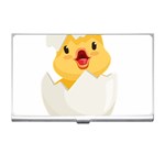 Cute Chick Business Card Holder Front
