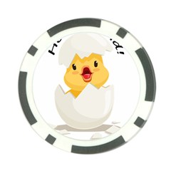 Cute Chick Poker Chip Card Guard (10 Pack)