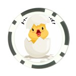 Cute Chick Poker Chip Card Guard (10 pack) Front